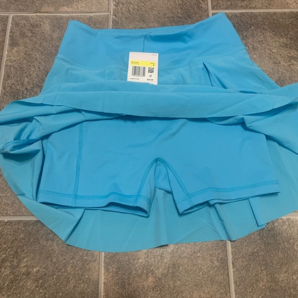 Nike Dri-Fit Golf Skort $75 Baltic Blue Skirt Womens Tennis Pickleball - Picture 6 of 7